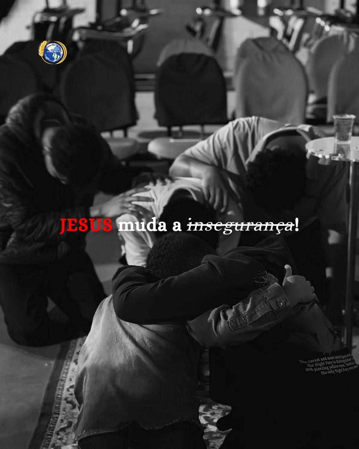 Jesus muda a insegurança — abraço e apoio comunitário
